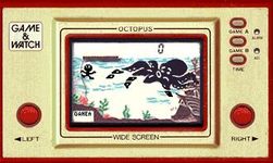 une photo d'Ã©cran de Octopus sur Nintendo Game and Watch